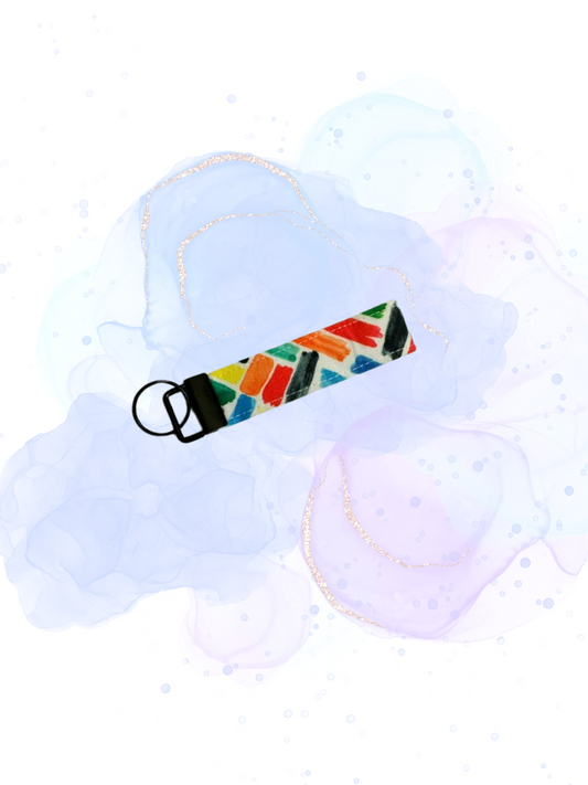 Rainbow Tile- Kids Bag Tags
